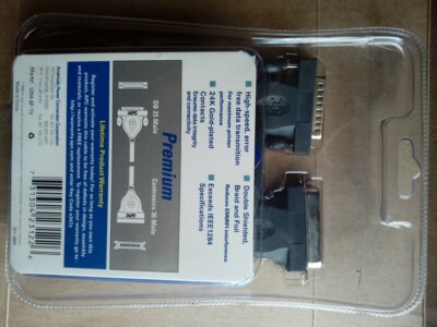 Open Box APC IEEE1284 Premium Parallel Printer Cable.  Model 1284-6F-1V. 
