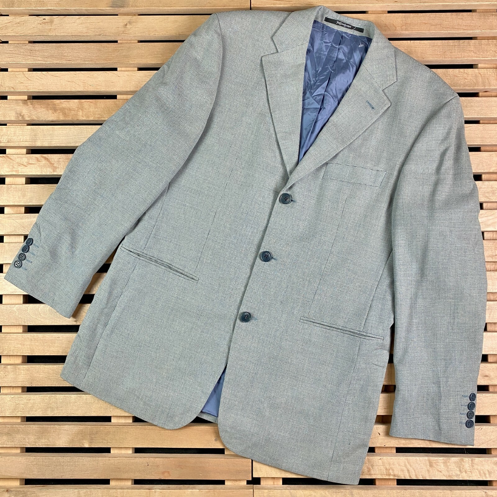 SAINT LAURENT Giacca blazer da uomo vintage Yves Saints Laurent taglia 50