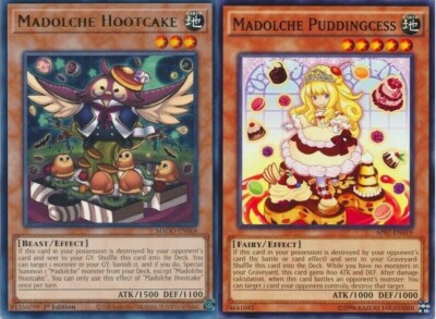 Yugioh Madolche Budget Deck - Puddingcess - Hootcake - 51 Cards - NM
