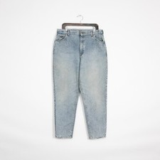 Vintage 90s Lee Mom Jeans Womens Size 18 - Faded Distressed Tapered Relaxed Fit