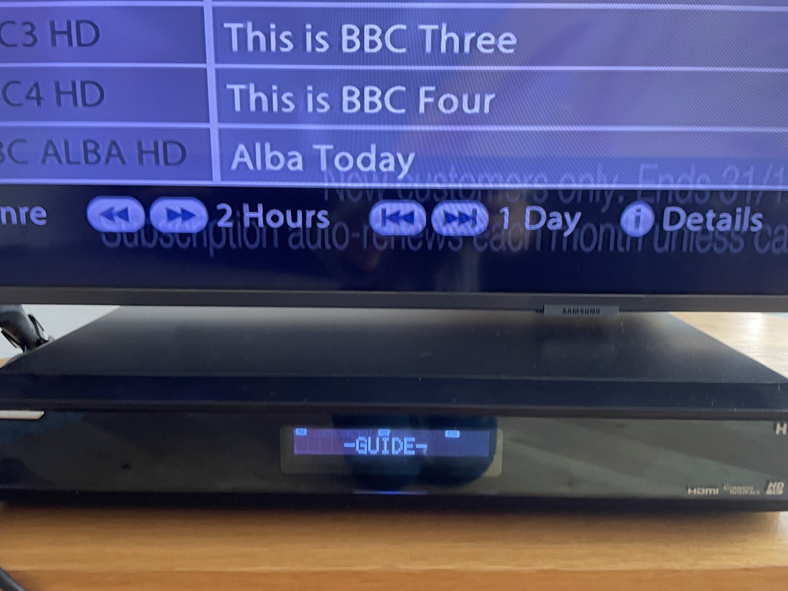 Humax FOXSATHDR 500GB HDD Twin Tuner Freesat HD Receiver Box PVR