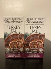 Host Defense Turkey Tail Capsules Immune Support 120 Capsules