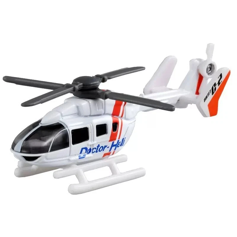 Takara Tomy Tomica 97 Doctor Heli Metal Model Toy Helicopter New in Box - Image 2 of 4