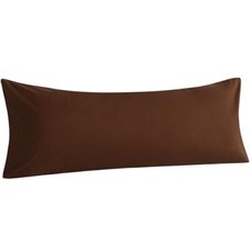 Body Cotton Pillowcase - Envelope Closure 20x54 Body 20" x 54" Brown