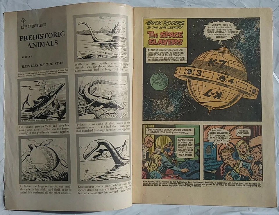 BUCK ROGERS IN THE 25TH CENTURY #1 Gold Key Comics 1964 / Movie / Solid Copy  - Image 3 of 4
