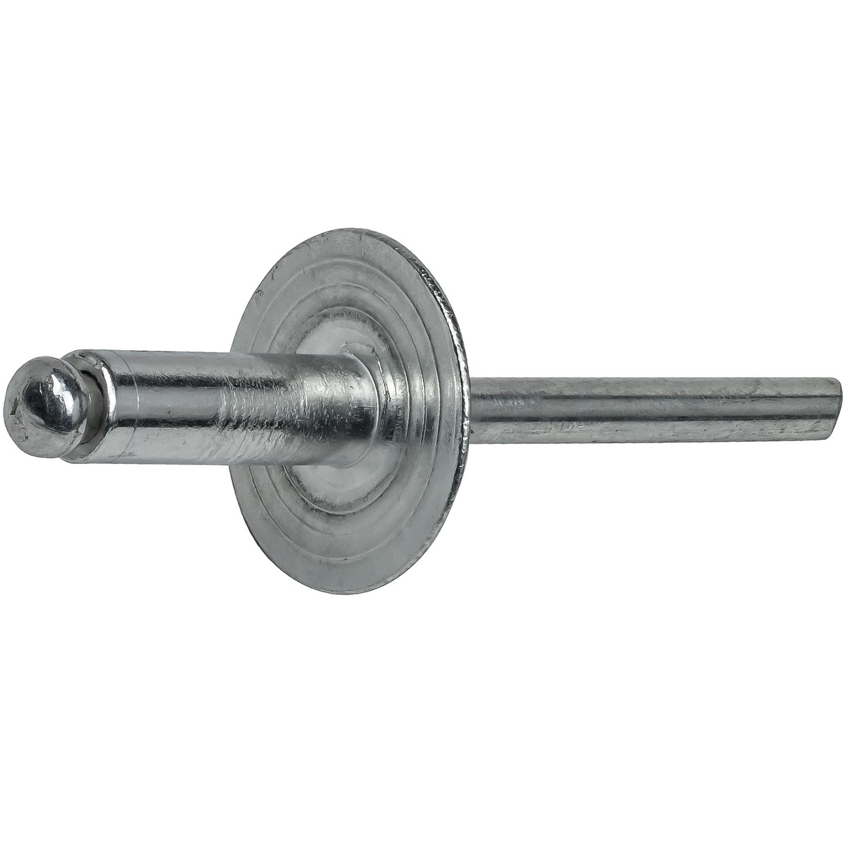 Rivetti pop in alluminio con grande flangia, testa a cupola aperta, confezione da 50, argento Rivetti pop in alluminio con grande flangia, testa a cupola aperta, confezione da 50, argento