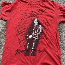 Red Selena t-shirt with unique stains SelenaForever