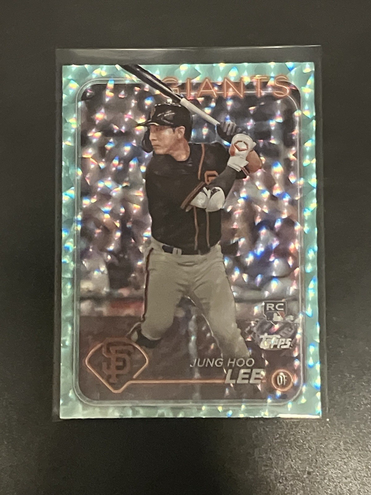 2024 Topps Series 2 - Jung-Hoo Lee #691 Aqua Foil /399 (RC)