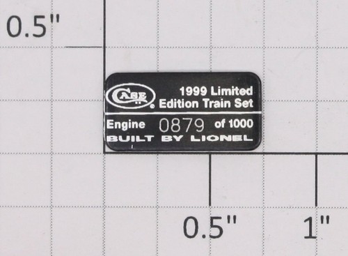 Placa locomotora de vapor Lionel 28017-20 estuche cubiertos 4-6-2 Pacific (1) | Condition: New