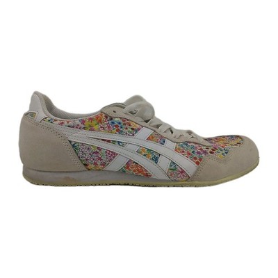 RARE Onitsuka Tiger, Serrano Beige Floral Sneakers, Size US 9, EU 42.5