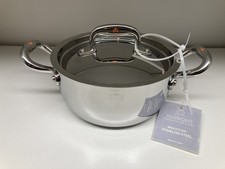 NEW Ruffoni RFN E  Pronto 5-Ply X Core Stainless Steel 1.5 Qt Casserole Stockpot
