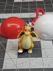 Vintage 1999 Burger King Pokemon Dragonite Keychain Fast Food Toy Premium