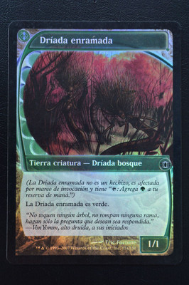 Magic The Gathering MTG DRYAD ARBOR FOIL SPANISH Future Sight MP