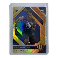 Panini NFL Gold Standard Kristian Fulton Titans 2020 Card #155 4/5 Parallel