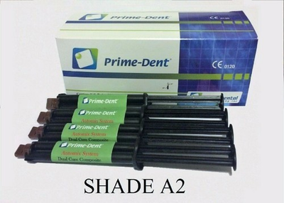 #ad Prime Dent Dual Cure Automix Dental Luting Cement 4 Syringe Kit Natural or White $66.99