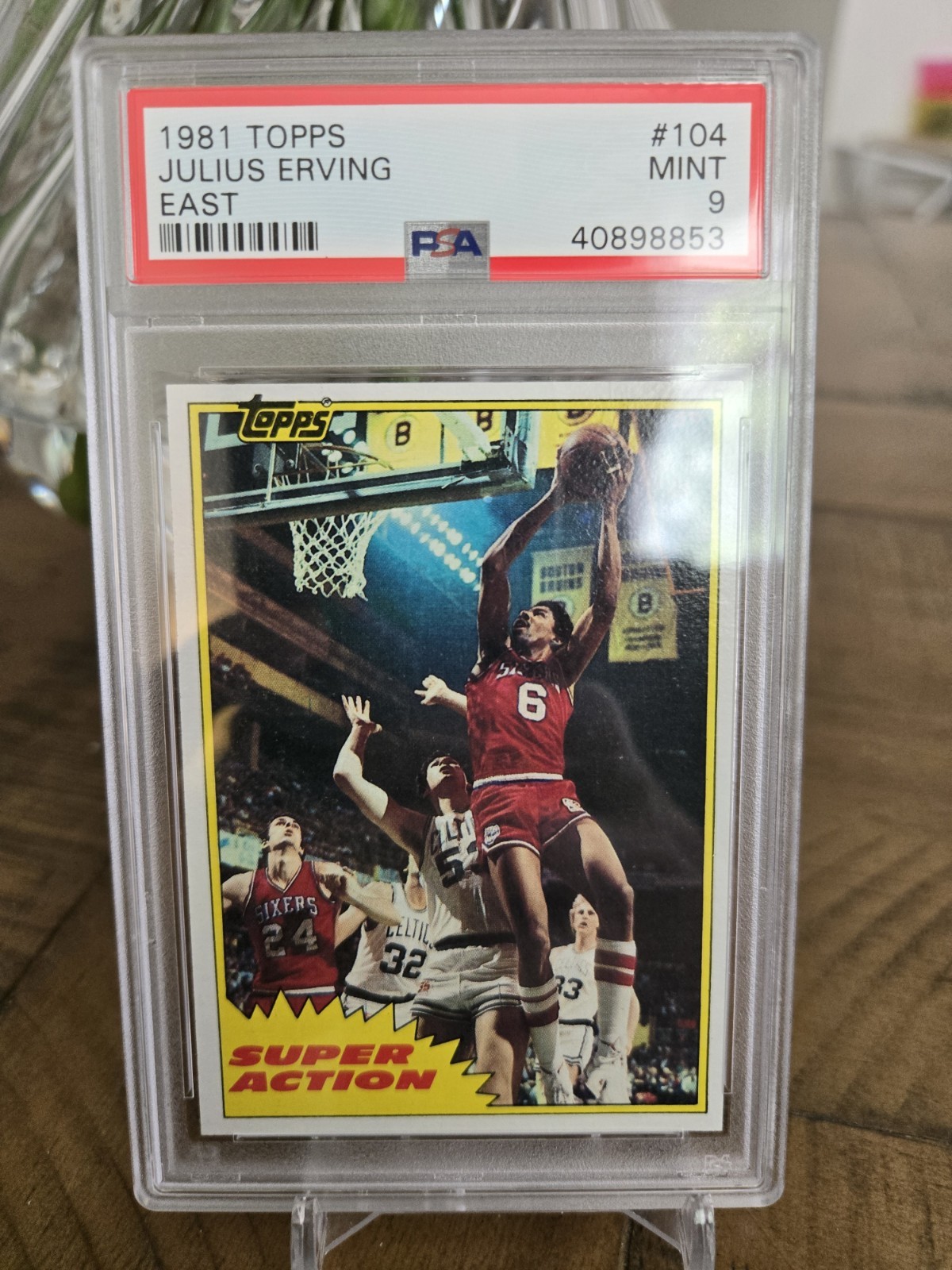 1981 Topps Julius Erving #104 PSA 9 Mint