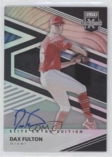2020 Panini Elite Extra Edition Signatures Dax Fulton #40 Auto 5w7