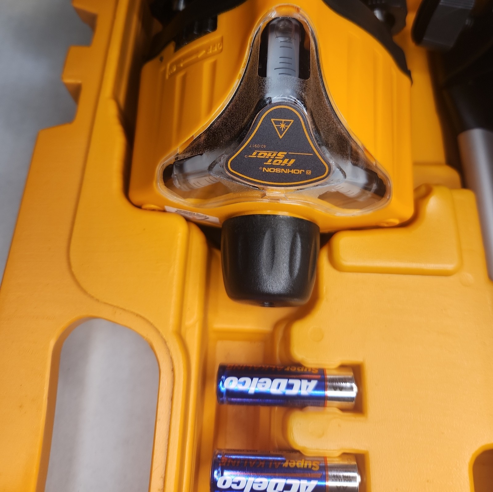 JOHNSON Level and Tool Hot Shot - Rotary Laser Level Kit Model # 40-0917