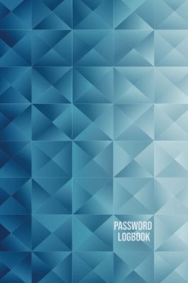Password Logbook: 4''x6'' 130 Pages Geometric Blue