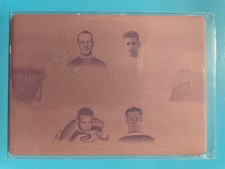 Shore / Primeau / Conacher – 2019-20 Leaf Ultimate “Pioneers” P-01 Magenta plate