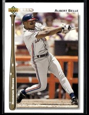 1992 Upper Deck #HR13 Albert Belle Homerun Heroes Baseball Card 1102B