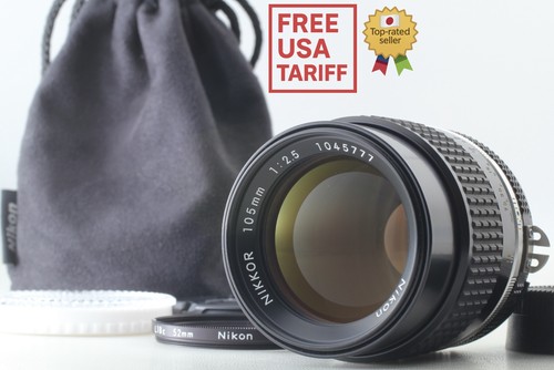 SIC S/N 1045xxx [ Top MINT+++ ] Nikon Ai-s Ais Nikkor 105mm F2.5 Lens From JAPAN