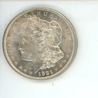 1921 Morgan Silver Dollar Philadelphia $1 90% Silver Final Year Issue