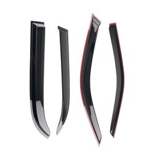 Window Visor Rain Guards Set For Toyota Corolla 4 Door 1998-2002 Black Window Visor Rain Guards Set For Toyota Corolla 4 Door 1998-2002 Black