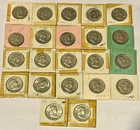 90% Silver Benjamin Franklin Half Dollar 1950 - 1963 Lot Of 22 Mixed Coins 🔥