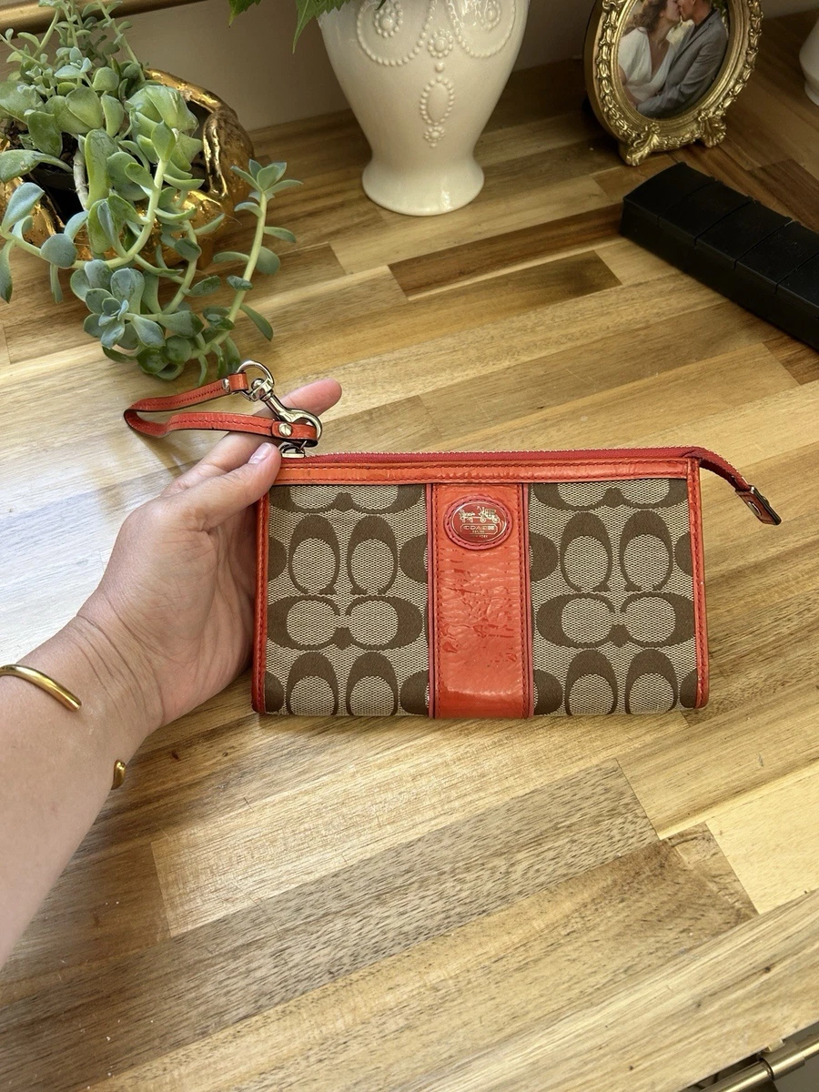 Coach Canvas Orange Wallets for Women for sale | eBay