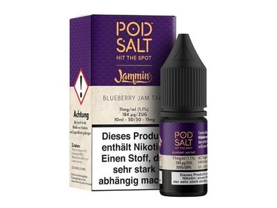 Pod Salt Fusion - Blueberry Jam Tart - E-Zigaretten Nikotinsalz Liquid