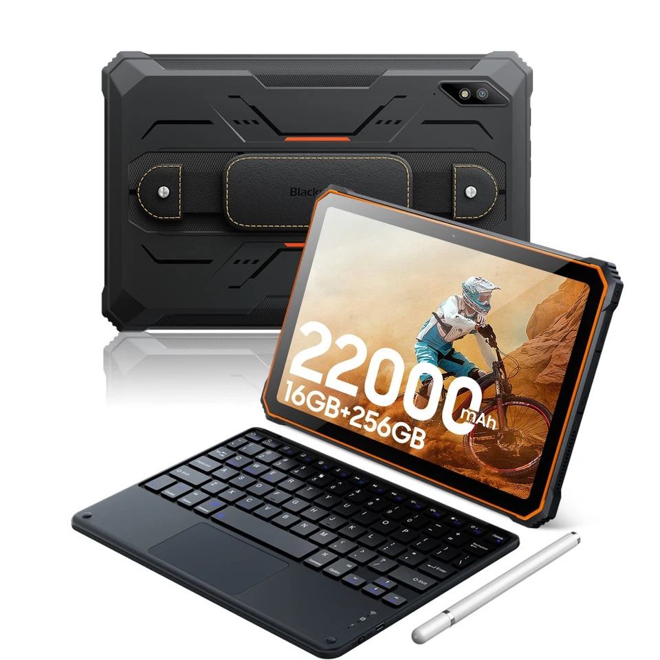 Blackview Active 8 Pro 10.4" Android 14 Tablet 22000mAh 16GB+256GB 4G T-Mobile - Image 3 of 4
