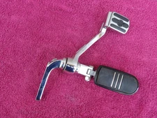 OEM 2003 Harley Dyna forward control Right foot peg mount Slotted brake pedal