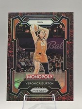 2024 Panini Prizm Monopoly WNBA - Veronica Burton #1 Classic Icons Red Prizm