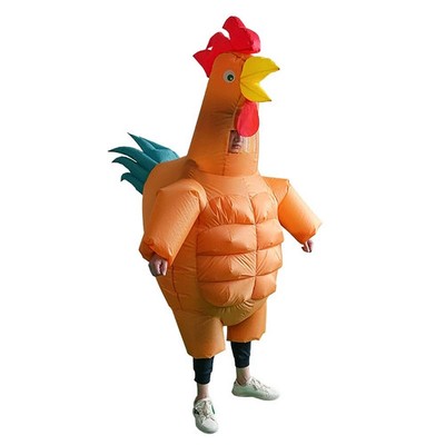 Pineapple Chicken Inflatable Costume Suit Blow up Uniform Halloween Xmas