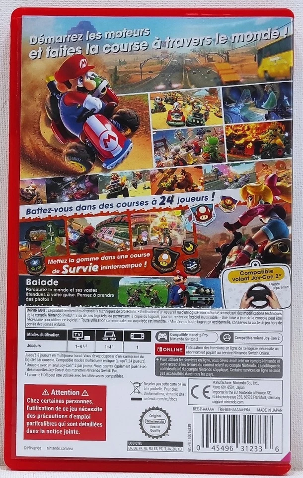 Mario Kart World Jeu Nintendo Switch 2 Sans Notice BC182, photo 3 sur 3