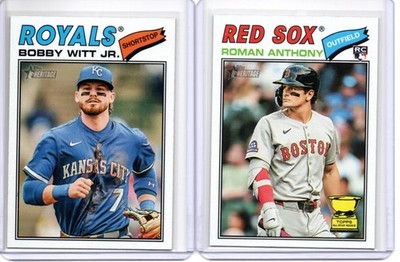 2026 Topps Heritage base cards - Complete your set - PT 1  (Cards 1-200; NO SPs)