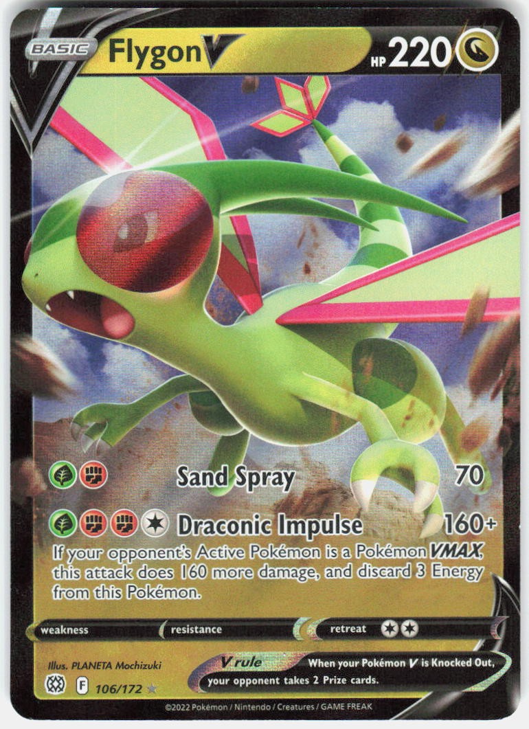 Flygon V SWSH09: Brilliant Stars 106/172 NM