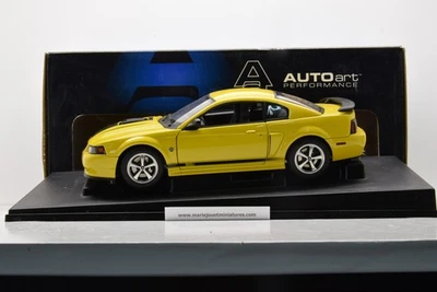 FORD MUSTANG MACH 1 2003 YELLOW AUTOART 1/18 NEUVE EN BOITE - Photo 1/4