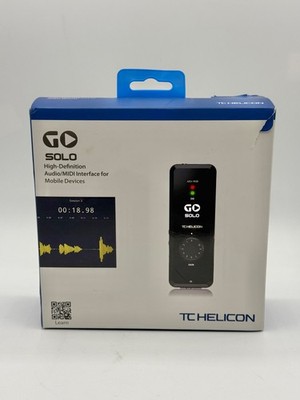 TC Helicon Go Solo High-Definition Audio/MIDI Interface for Mobile Devices *New