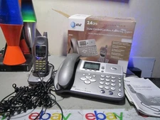 AT&T E2562 2.4 Ghz Digital 2-Line Cordless Spkr Phone System FREESHIP