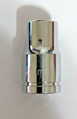 10mm SHALLOW [3/8'' DRIVE] SOCKET [12 POINT] 10 mm TEKTON 12310 (QTY: 1) NOS