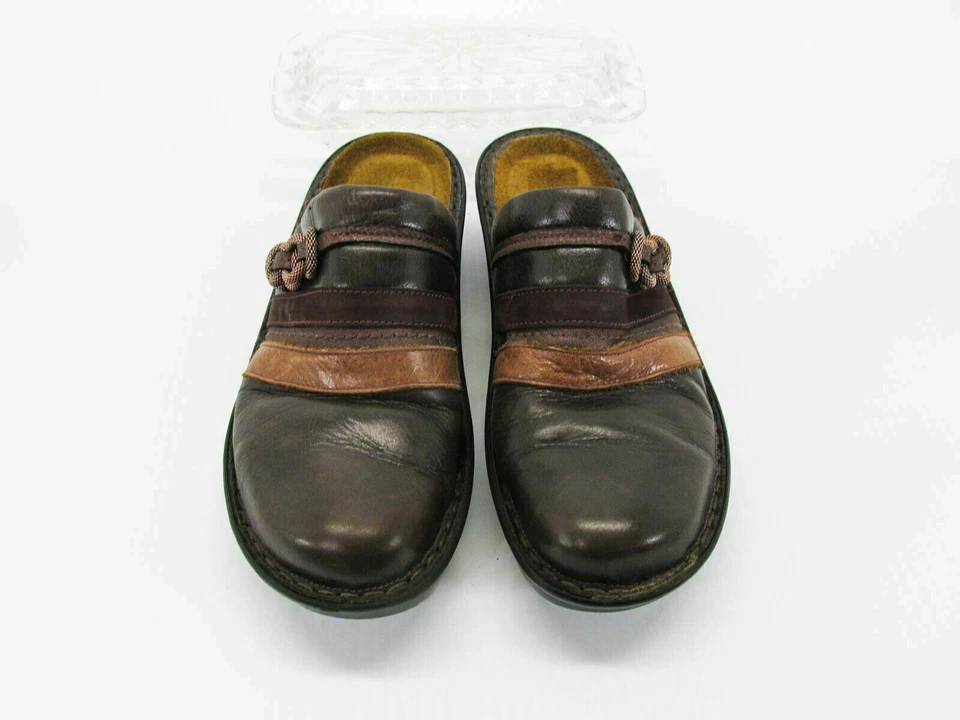 Zapato de mujer Naot Belice talla 7M zueco marrón sin cordones usado qp Foto 4 de 4