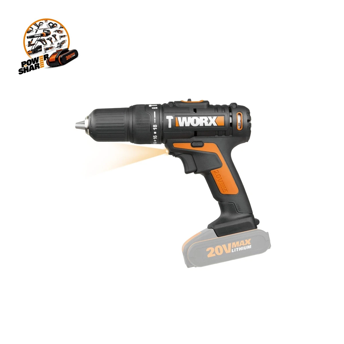 Image of Worx WX371.9 cordless hammer drill