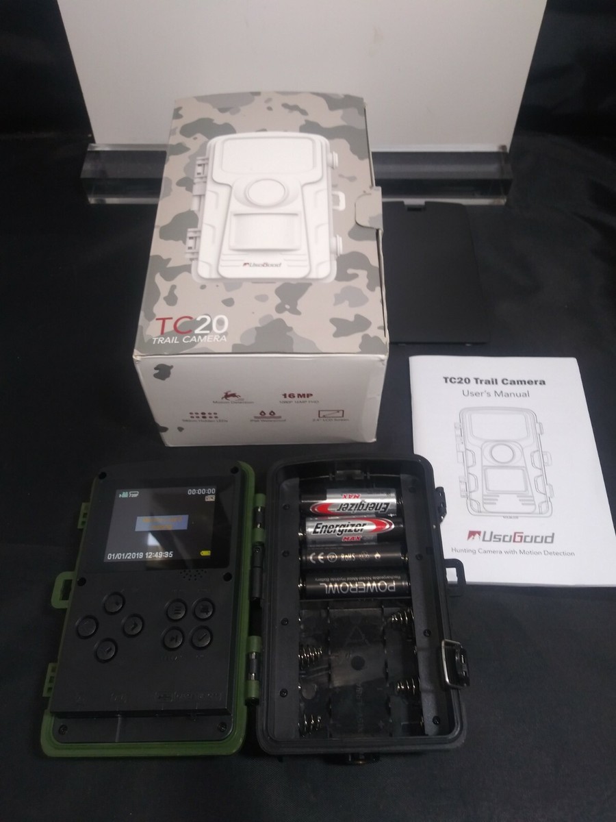 Usogood TC20 Trail Camera, LCD SCREEN, Hunting Camera Motion