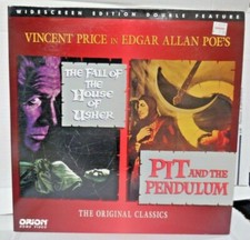 Vincent Price Edgar Allan Poe Double Feature Orion 1994 Laserdisc 111321TILD2