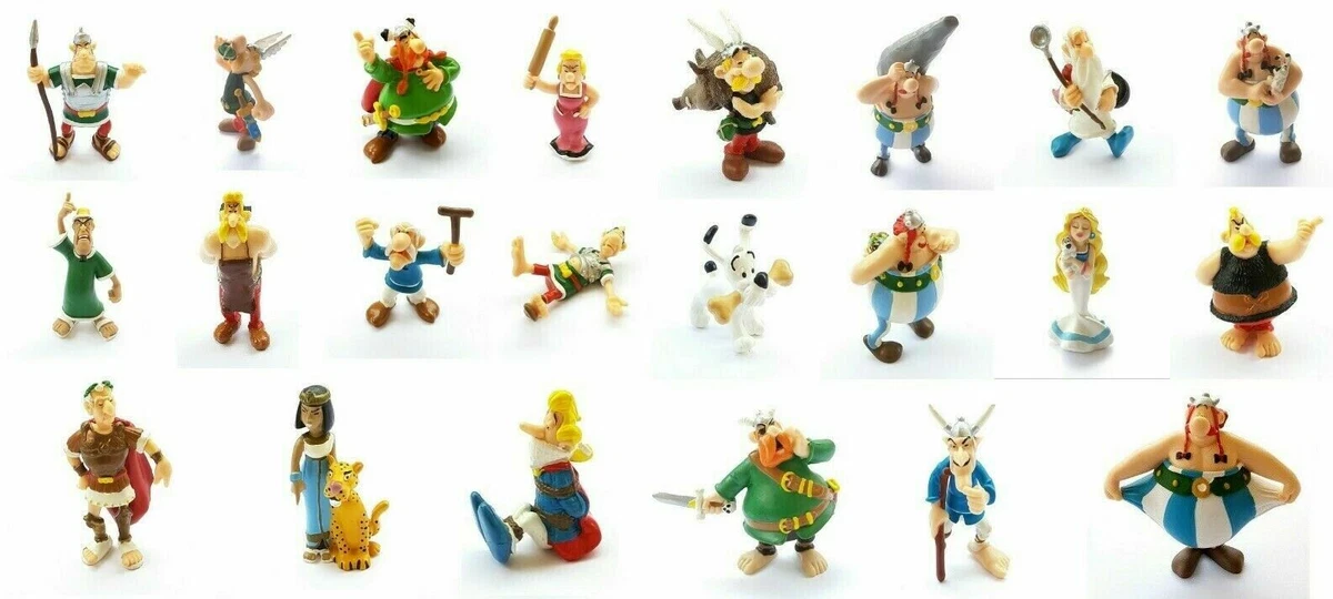 60 FIGURINES ASTÉRIX et Obélix Figurines + Box collector +plateau de