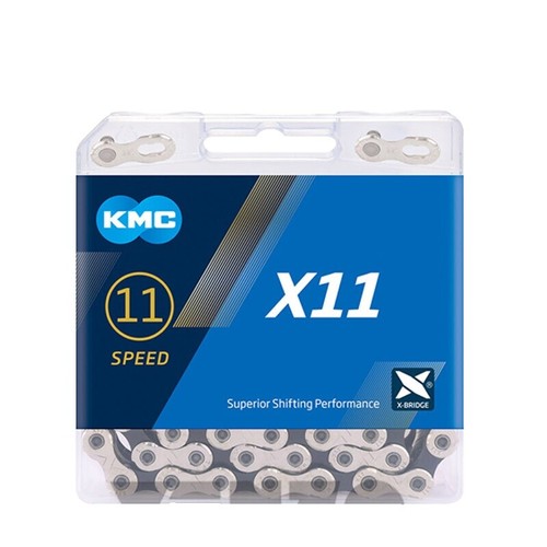 KMC DLC 11 Celeste & Black 11-Speed Bicycle Chain fits Campagnolo