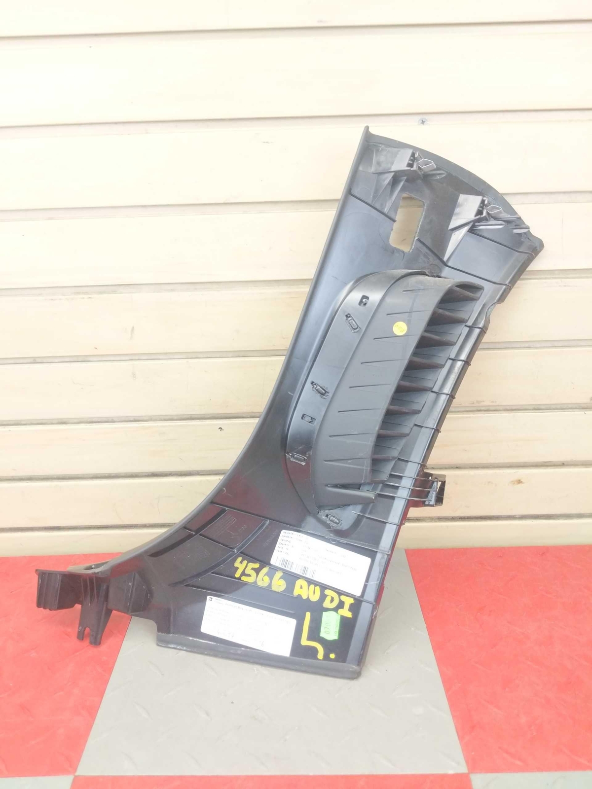 2017 Audi R8 Spyder OEM LH Pillar Side Trim Panel Ebony P/ 4S7867035E