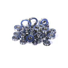 TEAM LOSI LST2 SUPER TRUCK 38 PC FULL BLUE RUBBER SEALED BEARING KIT  BY FFRC